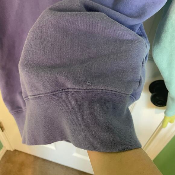 Teddy Fresh Pastel Colorblock Hoodie 100% Cotton Long Sleeve Men's Size Small - Picture 12 of 13